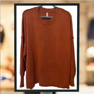 BOGO! Oversized Sweater in Terracotta